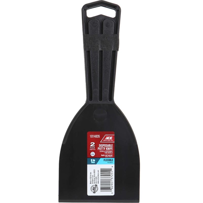 Ace Plastic Flexible Scraper 3 inch 2 Ct