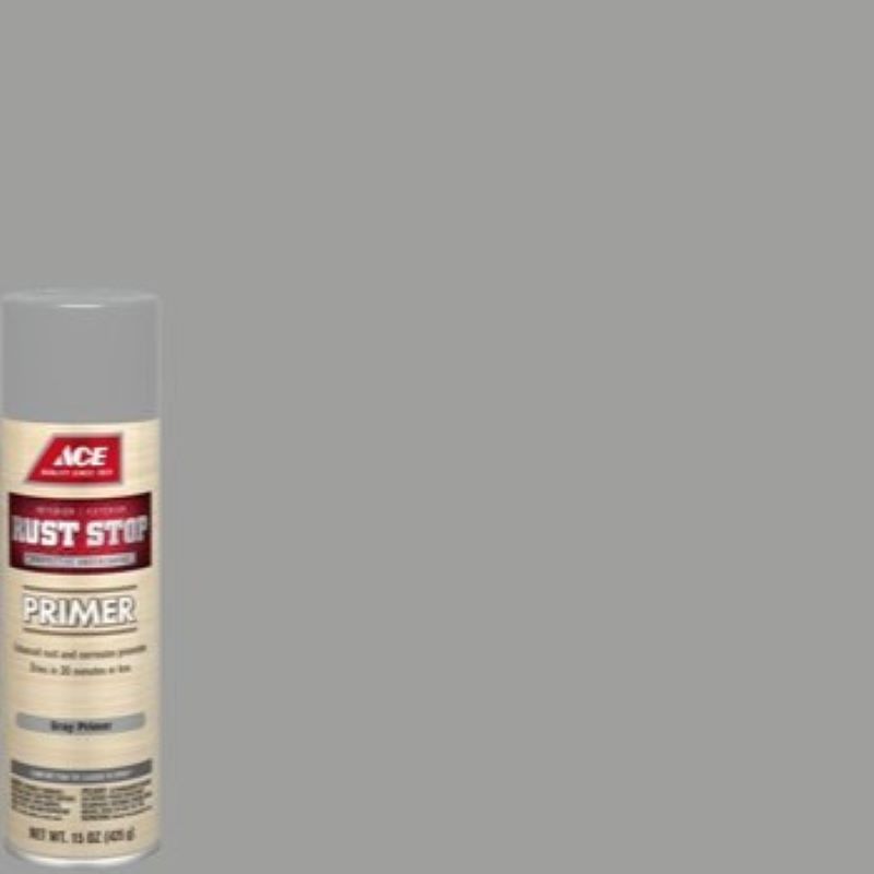 Ace Rust Stop Spray Paint Primer Grey 15 oz