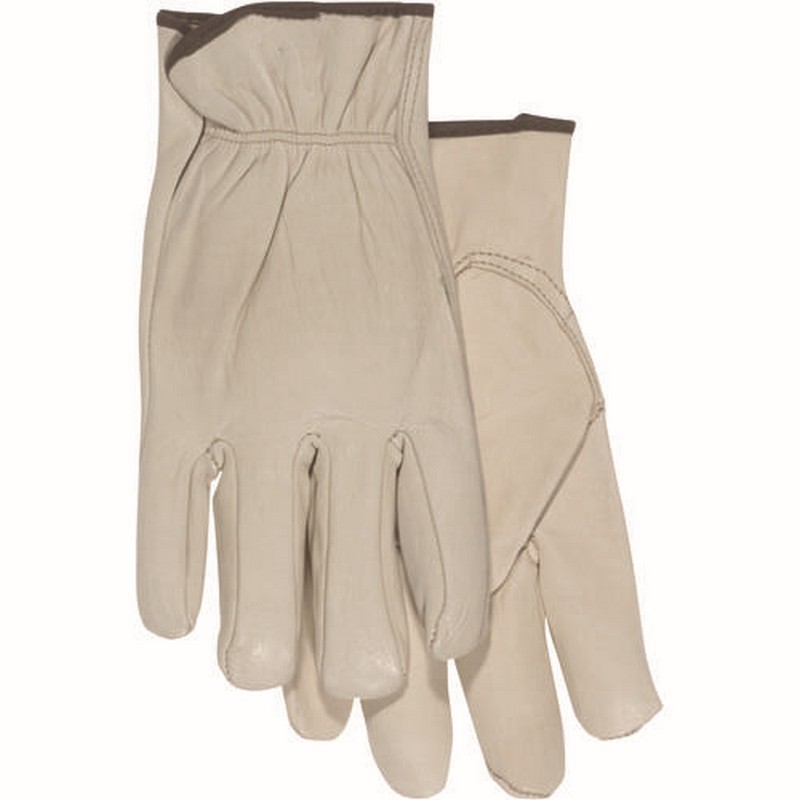 Boss Mens Premium Cowhide Driver Work Leather Gloves