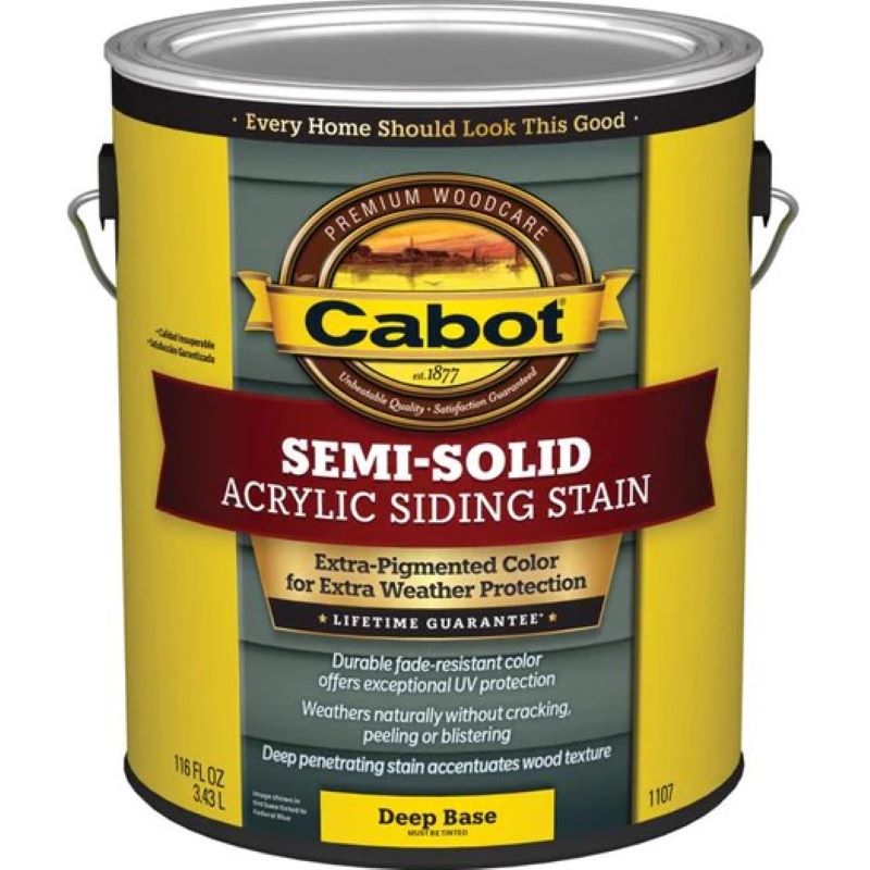 Cabot Semi Solid Acrylic Siding Stain Deep Base 1 gal