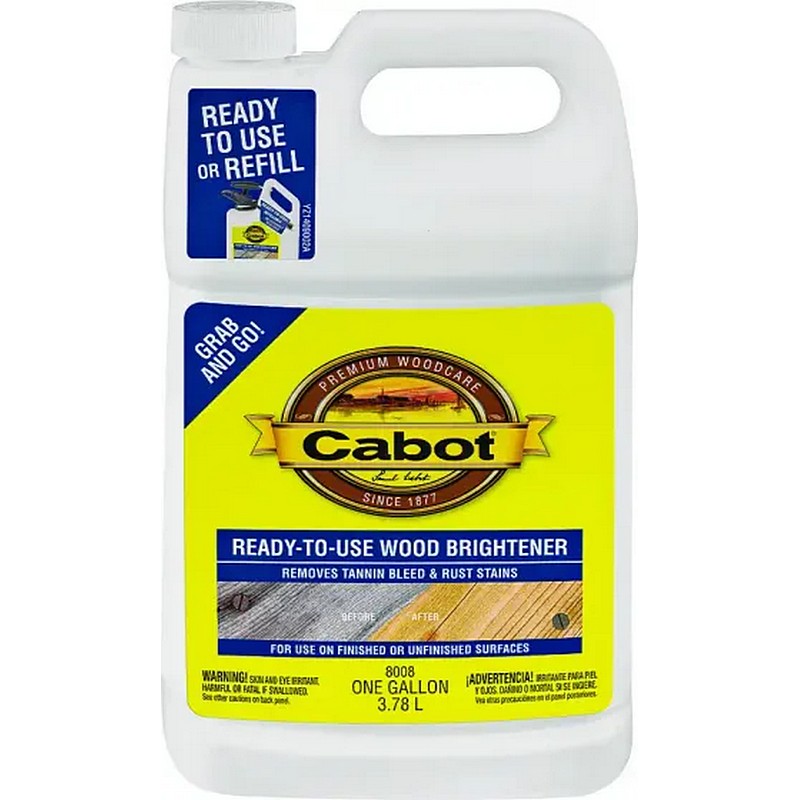 Cabot Wood Brightener Ready To Use 1 Gal
