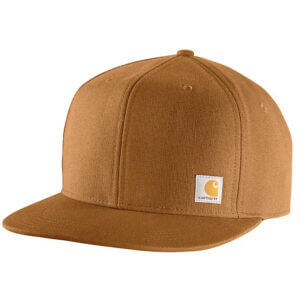 Carhartt Firm Duck Flat Brim Cap Carhartt Brown