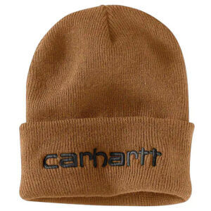 Carhartt Knit Insulated Logo Graphic Cuffed Beanie Carhartt Brown OS
