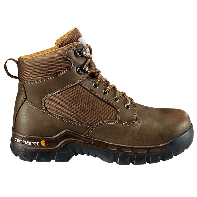 Carhartt Mens Rugged Flex Steel Toe 6” Work Boot Carhartt Brown