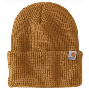 Carhartt Woodside Waffle Knit Beanie Carhartt Brown OS