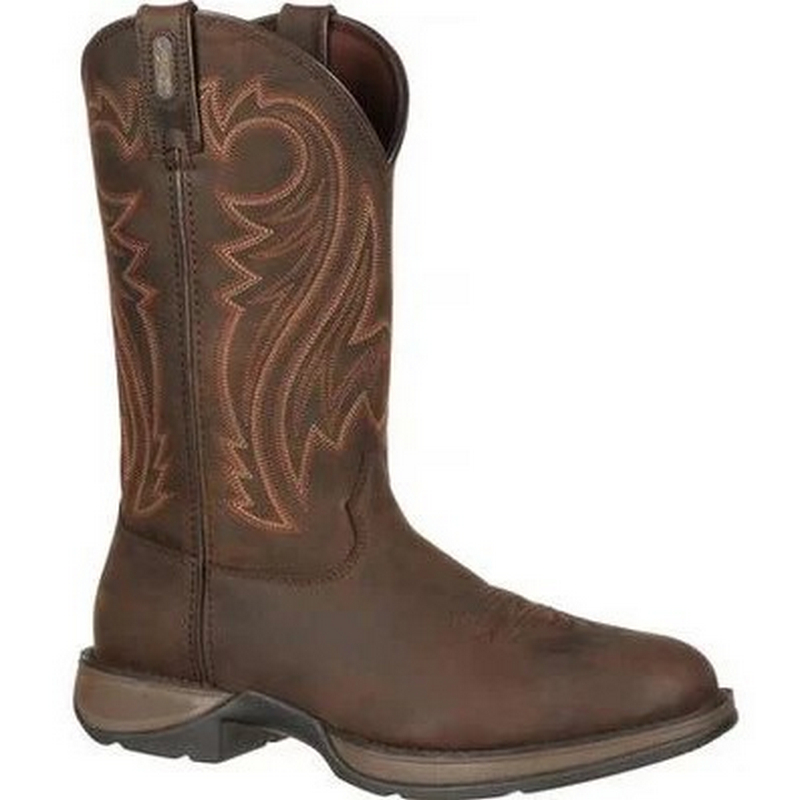 Durango Mens Rebel Pull On Western Boot Chocolate