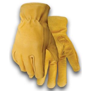 Golden Stag Buffalo Leather Gloves