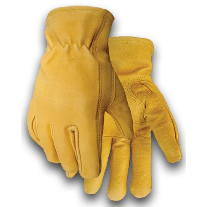 Golden Stag Buffalo Leather Gloves
