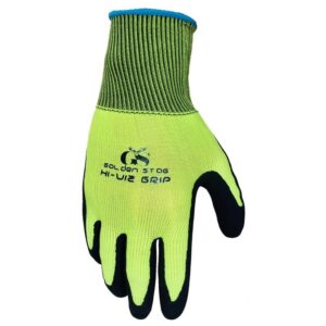 Golden Stag Hi-Viz Latex Gloves