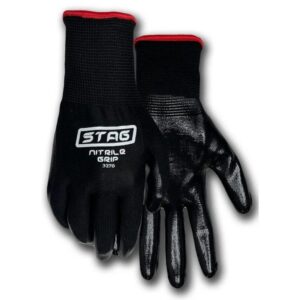 Golden Stag Nitrile Gloves Black