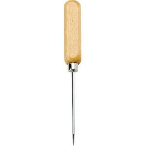 HIC Wood Handle Ice Pick 8”