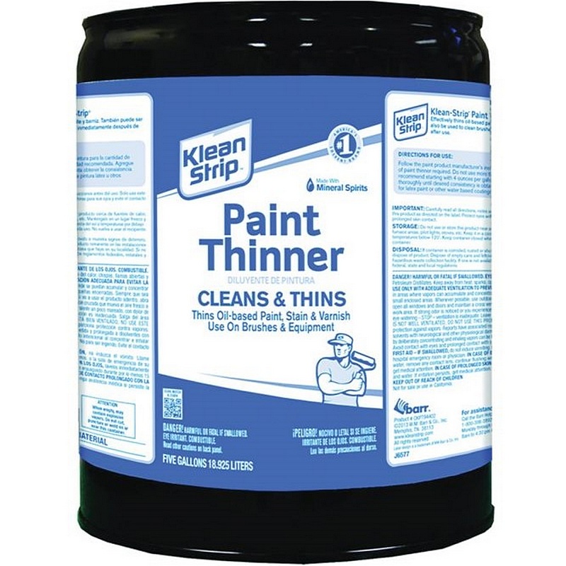 Klean Strip Mineral Spirits Paint Thinner 5 gal