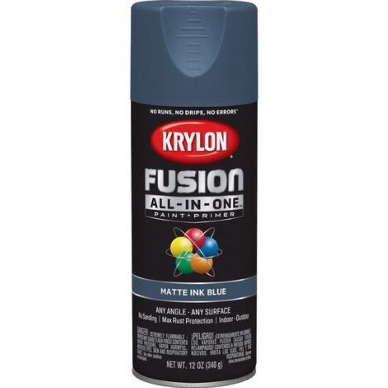 Krylon Fusion All In One Spray Paint+Primer Matte Fire Red 12 oz