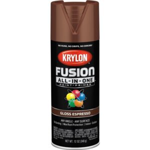 Krylon Fusion All In One Spray Paint+Primer Gloss Espresso 12 oz