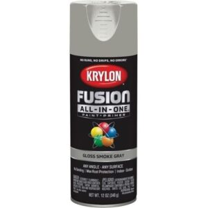 Krylon Fusion All In One Spray Paint+Primer Gloss Smoke Gray 12 oz
