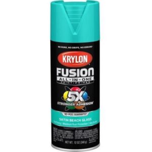 Krylon Fusion All In One Spray Paint+Primer Satin Beach Glass 12 oz