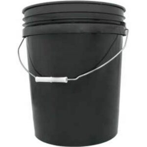 Leaktite Black Plastic Pail 5 gal
