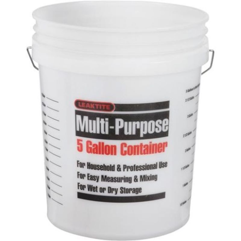 Leaktite Multi Purpose Clear Paint Pail 5 gal