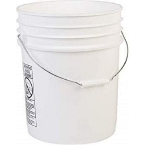 Leaktite White Plastic Pail 5 gal