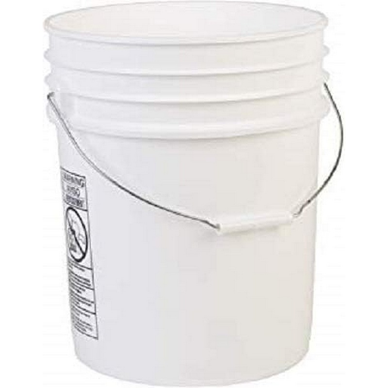 Leaktite White Plastic Pail 5 gal