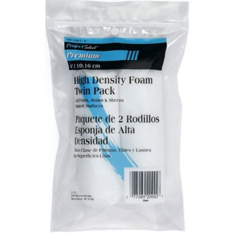 Linzer High Density Foam Roller Cover 1/4 x 4 inch 2 Ct