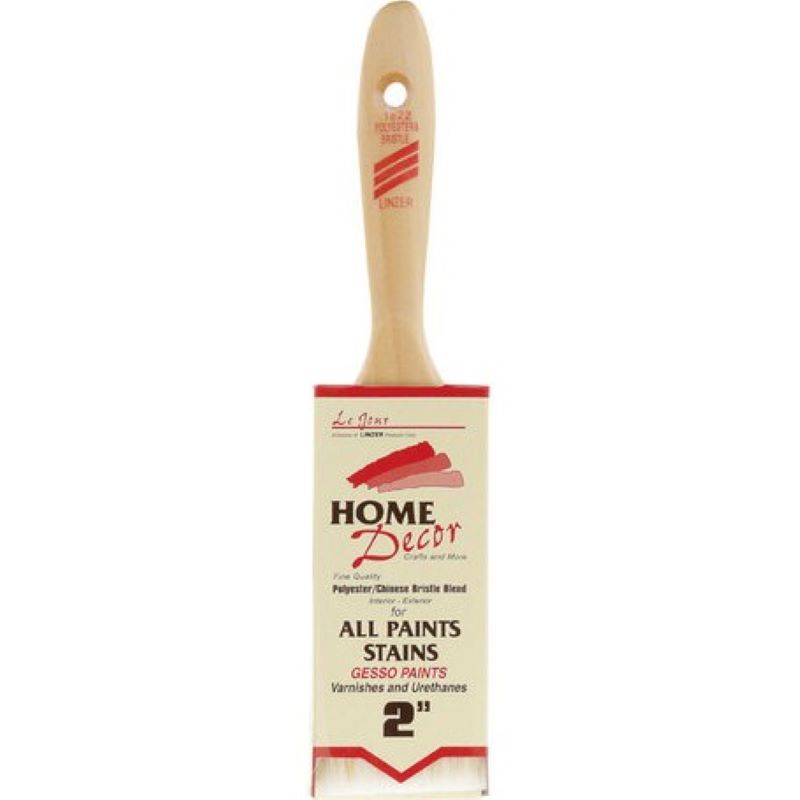 Linzer Home Décor Flat Paint Brush 2 inch