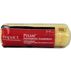 Linzer Impact Pylam Synthetic Lambskin Paint Roller Cover 3/4 x 9 inch