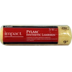Linzer Impact Pylam Synthetic Lambskin Paint Roller Cover 3/8 x 9 inch
