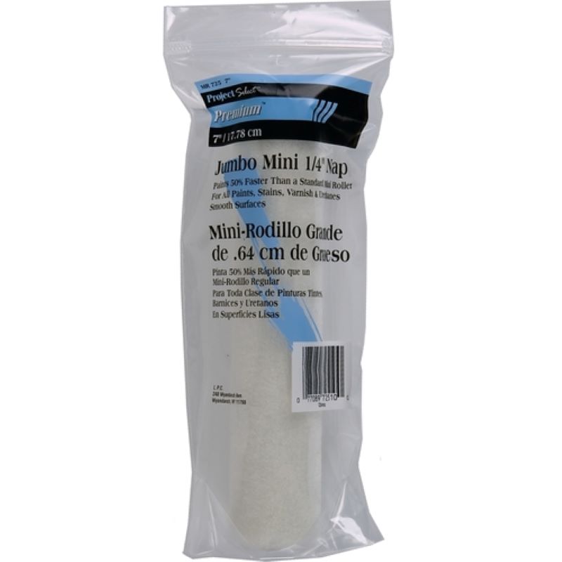 Linzer Jumbo Mini Thick Nap Paint Roller Cover 1/4 x 6.5 inch
