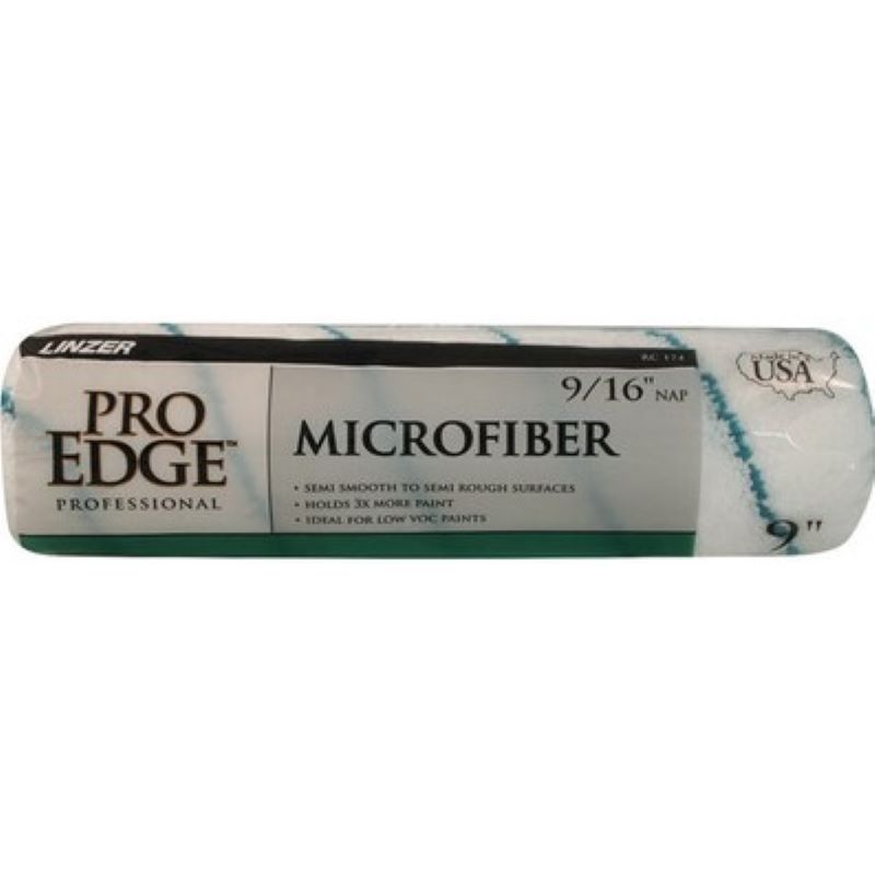 Linzer Microfiber Paint Roller Cover 9/16 x 9 inch