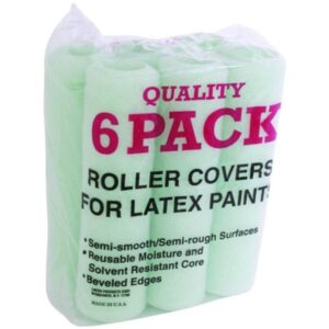 Linzer Paint Roller Cover 3/8 x 9 inch 6 Ct
