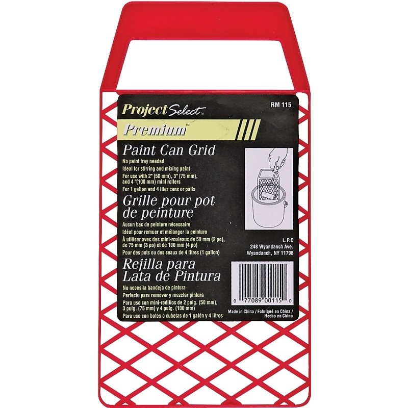 Linzer Plastic Bucket Grid Red 9 x 4.75 inch