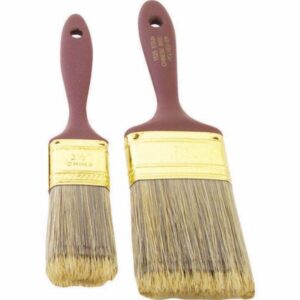Linzer Polyester Bristle Paint Brush Stain Set 1.5 and 2.5 inch