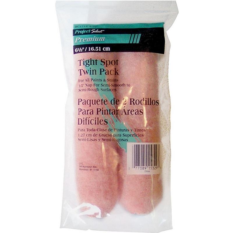 Linzer Polyester Thick Nap Paint Roller Cover 3/8"x6.5" 2 ct