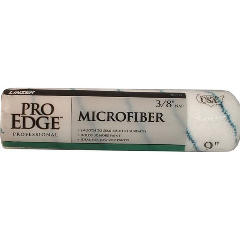 Linzer Pro Edge Microfiber Roller Cover 9"x3/8"
