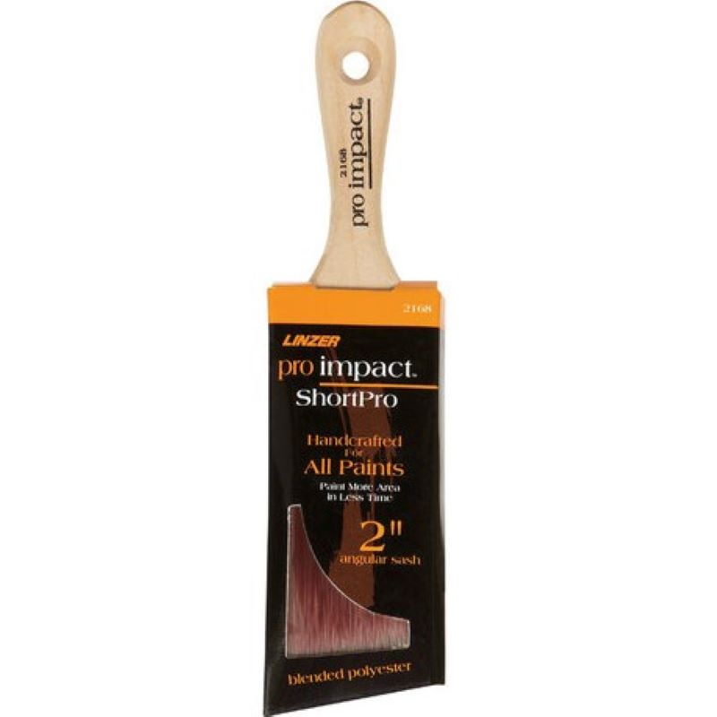 Linzer Pro Impact Angled Polyester Bristle Paint Brush 2 inch