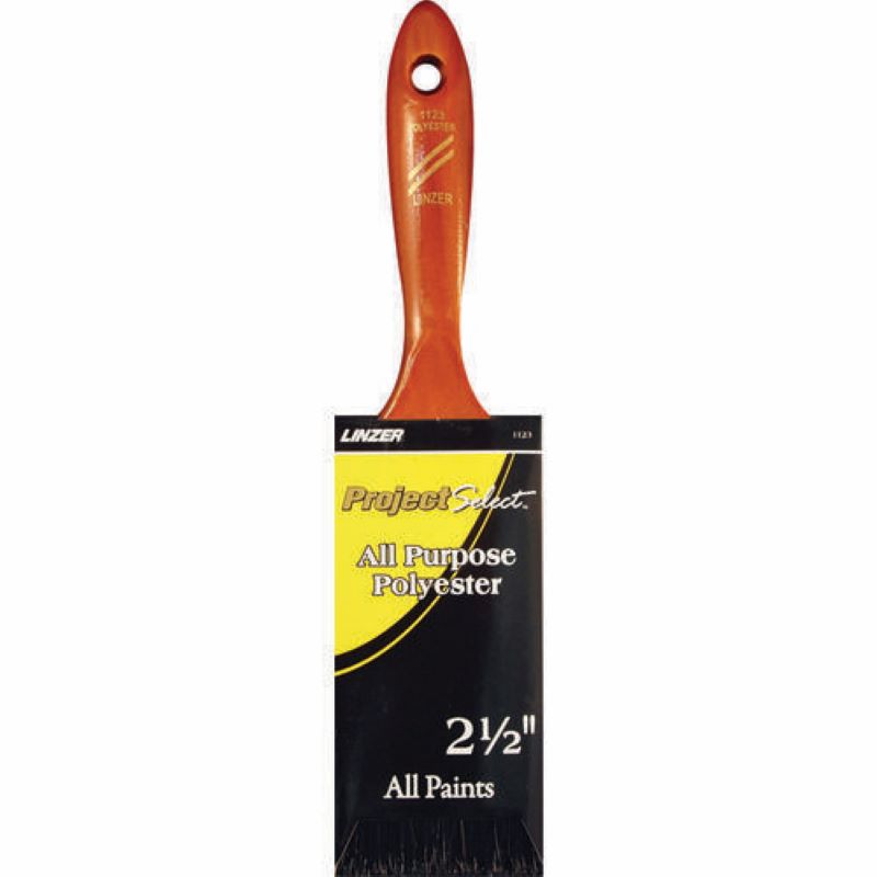 Linzer Project Select Paint Brush Beaver Tail Handle 2.5 inch
