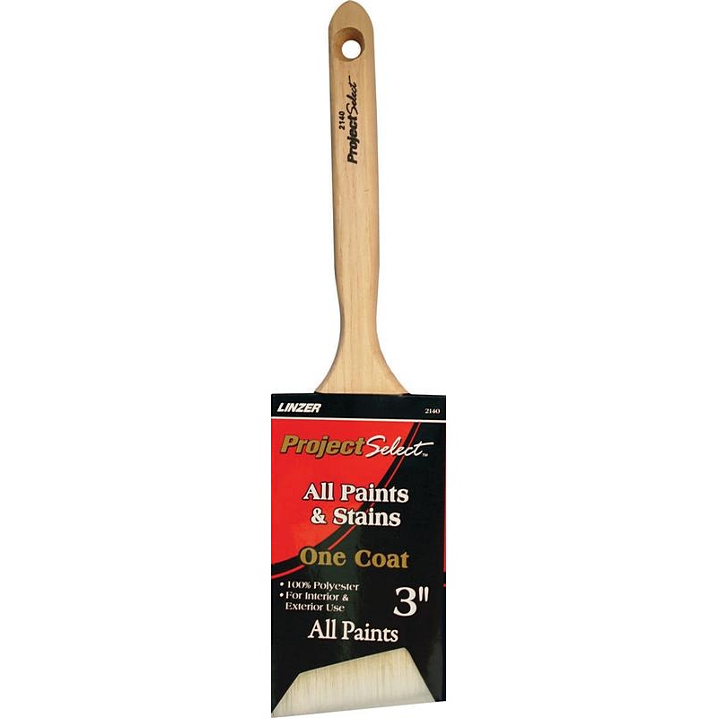 Linzer Project Select Polyester Bristle Angled Sash Paint Brush 3”