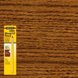 Minwax Blend Fil Pencil No. 7 Red Mahogany Red Oak