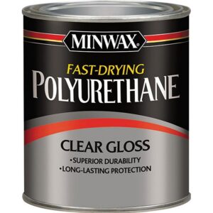 Minwax Fast Drying Polyurethane Clear Gloss 1 qt