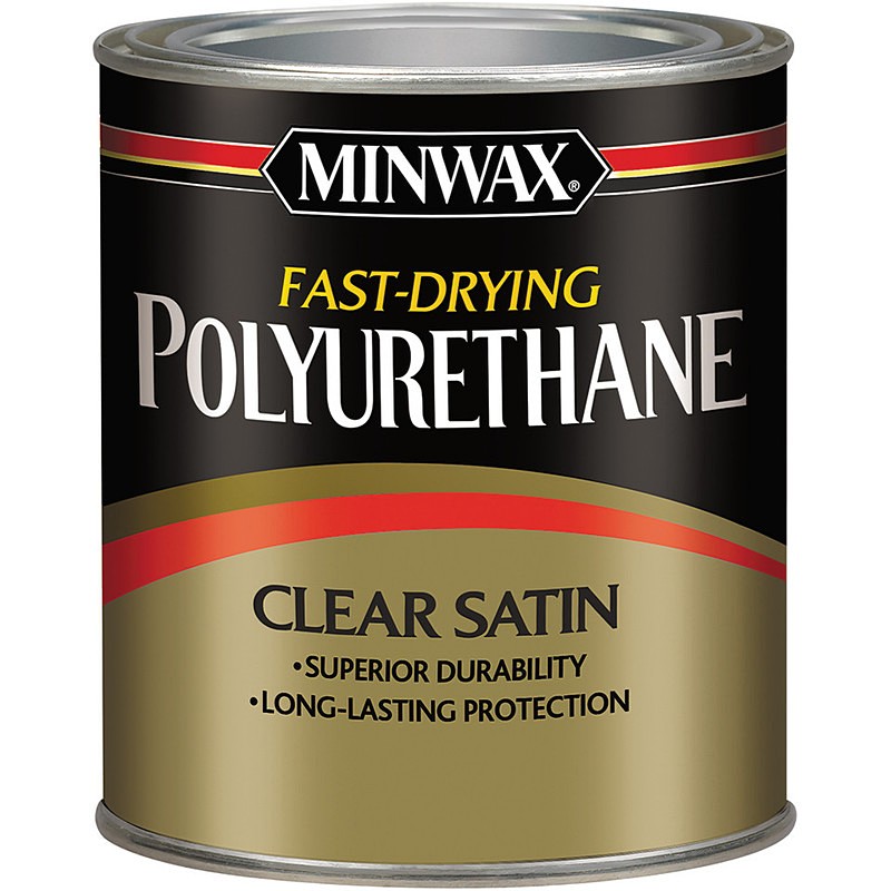 Minwax Fast Drying Polyurethane Clear Satin 1 qt