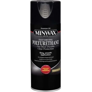 Minwax Fast Drying Polyurethane Spray Clear Semi Gloss 11.5 oz