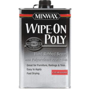 Minwax Fast Drying Wipe On Polyurethane Clear Gloss 1 pt