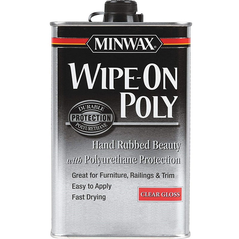 Minwax Fast Drying Wipe On Polyurethane Clear Gloss 1 pt