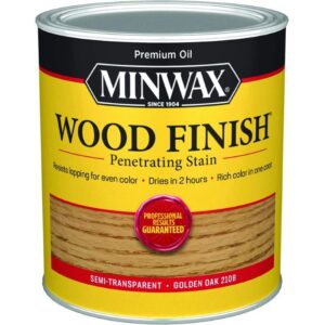 Minwax Interior Wood Penetrating Stain Golden Oak 1 qt