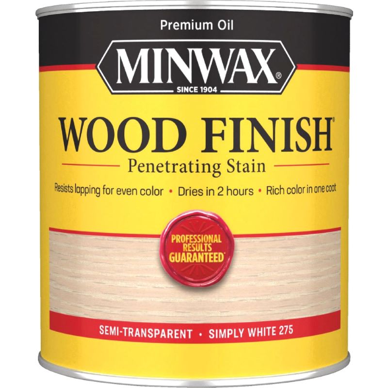 Minwax Interior Wood Penetrating Stain Simply White 1 qt