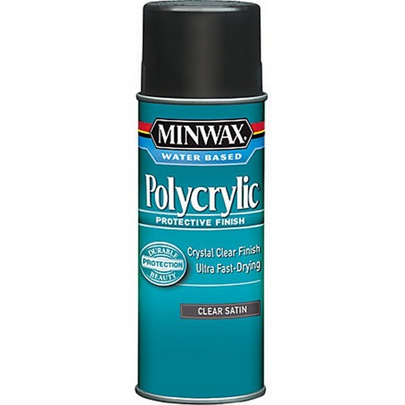 Minwax Polycrylic Finish Crystal Clear Satin 11.5 oz