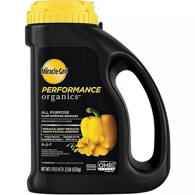 Miracle-Gro Performance Organics All Purpose Plant Food Granules 2.5 lb