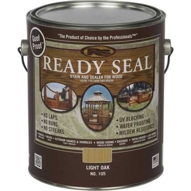 Ready Seal Wood Stain+Sealer Light Oak 1 gal