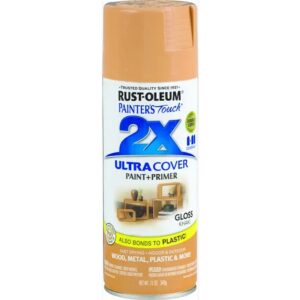 Rust Oleum 2X Ultra Cover Spray Paint & Primer Gloss Khaki 12 oz